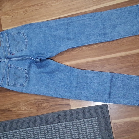 Vintage LEVIs Light Blue Straight Jeans Big E - Picture 3 of 3